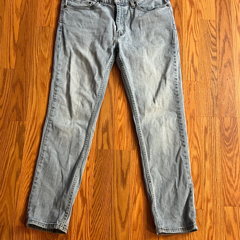 Levi’s 511 light washed blue jeans